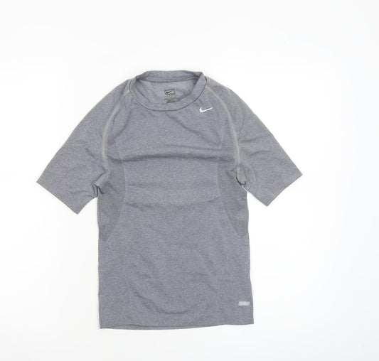 Womens UK Size M Nike Grey Gym & TrainingRunning & JoggingCrossFit T-Shirt