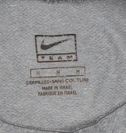 Womens UK Size M Nike Grey Gym & TrainingRunning & JoggingCrossFit T-Shirt