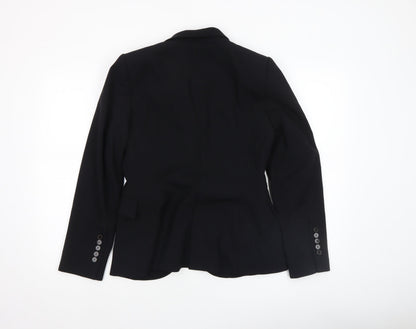 Womens UK Size 10 Zara Regular Black Blazer