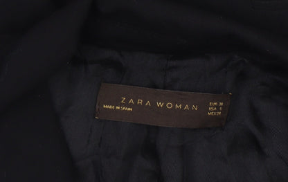 Womens UK Size 10 Zara Regular Black Blazer