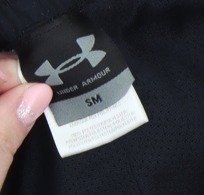 Womens UK Size S Under armour Regular Fit Jogger Black Trousers