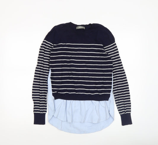 Womens UK Size XS Oasis Blue Pullover Jumper