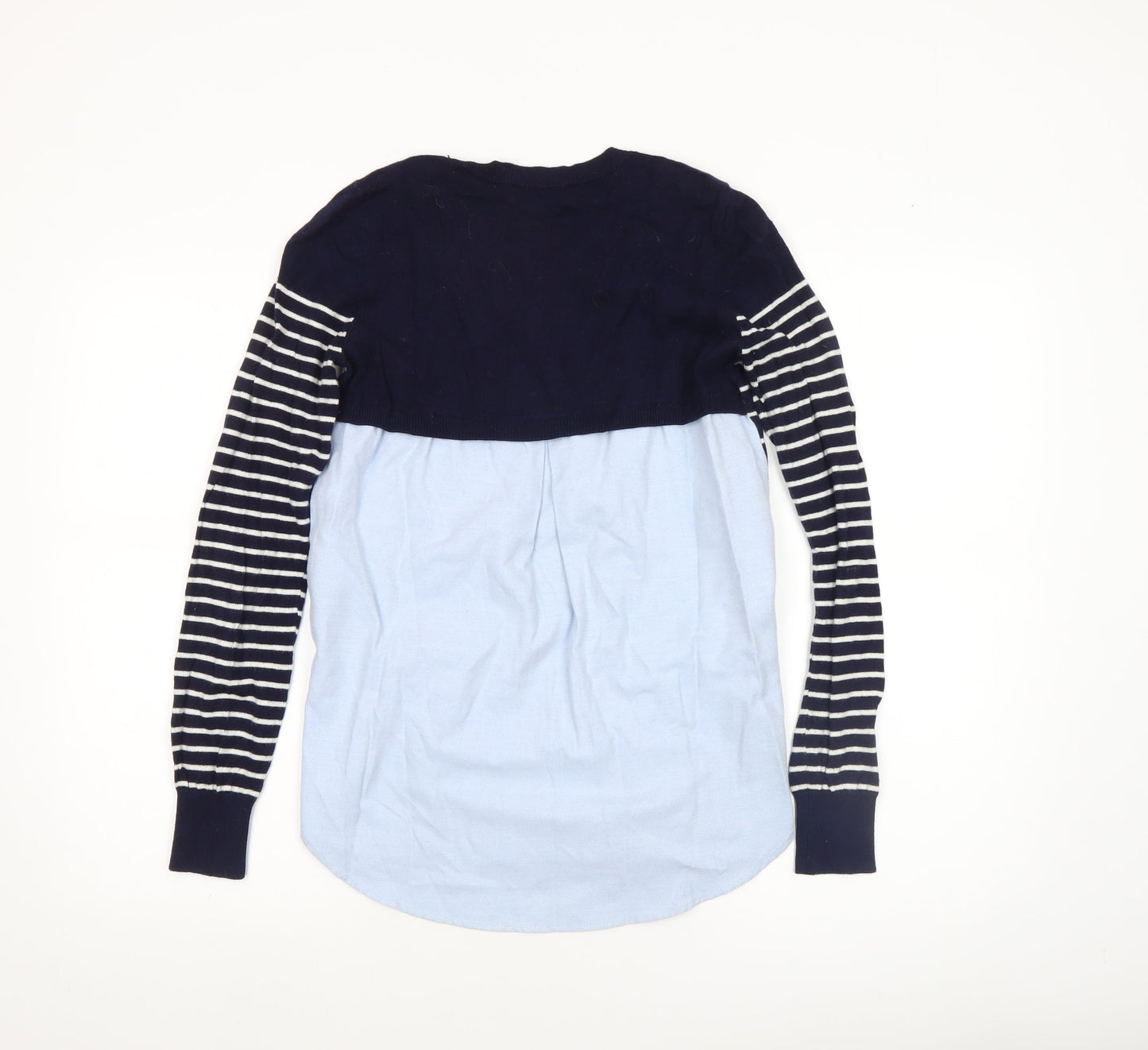 Womens UK Size XS Oasis Blue Pullover Jumper