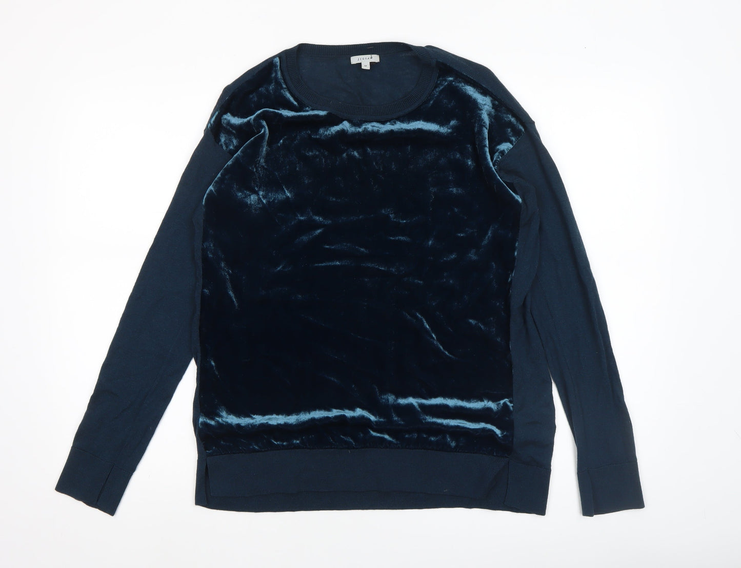 Womens UK Size M Jigsaw Blue Pullover Jumper