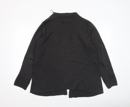Womens UK Size 10 FatFace Black Cardigan Jumper