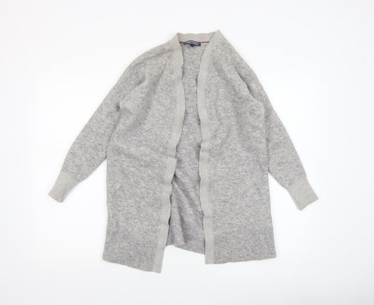 Womens UK Size XS Tommy Hilfiger Grey Cardigan Jumper