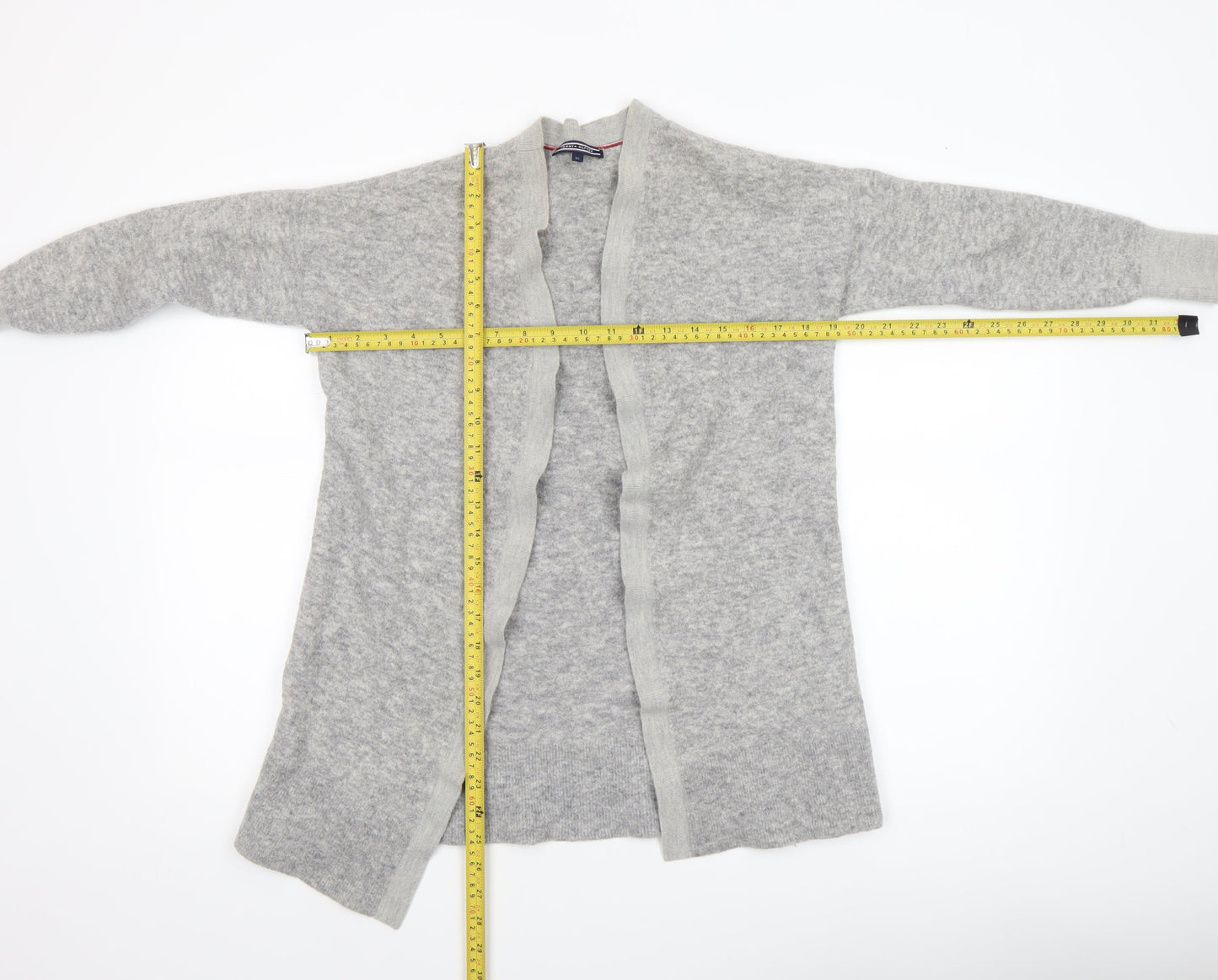 Womens UK Size XS Tommy Hilfiger Grey Cardigan Jumper