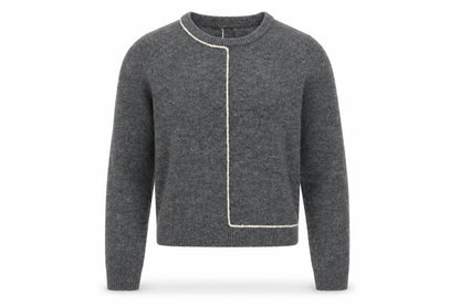 Womens UK Size S Zara Grey Pullover Jumper