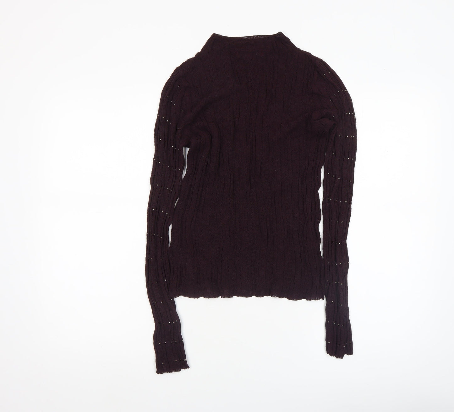 Womens UK Size 14 NEXT Brown Pullover Jumper