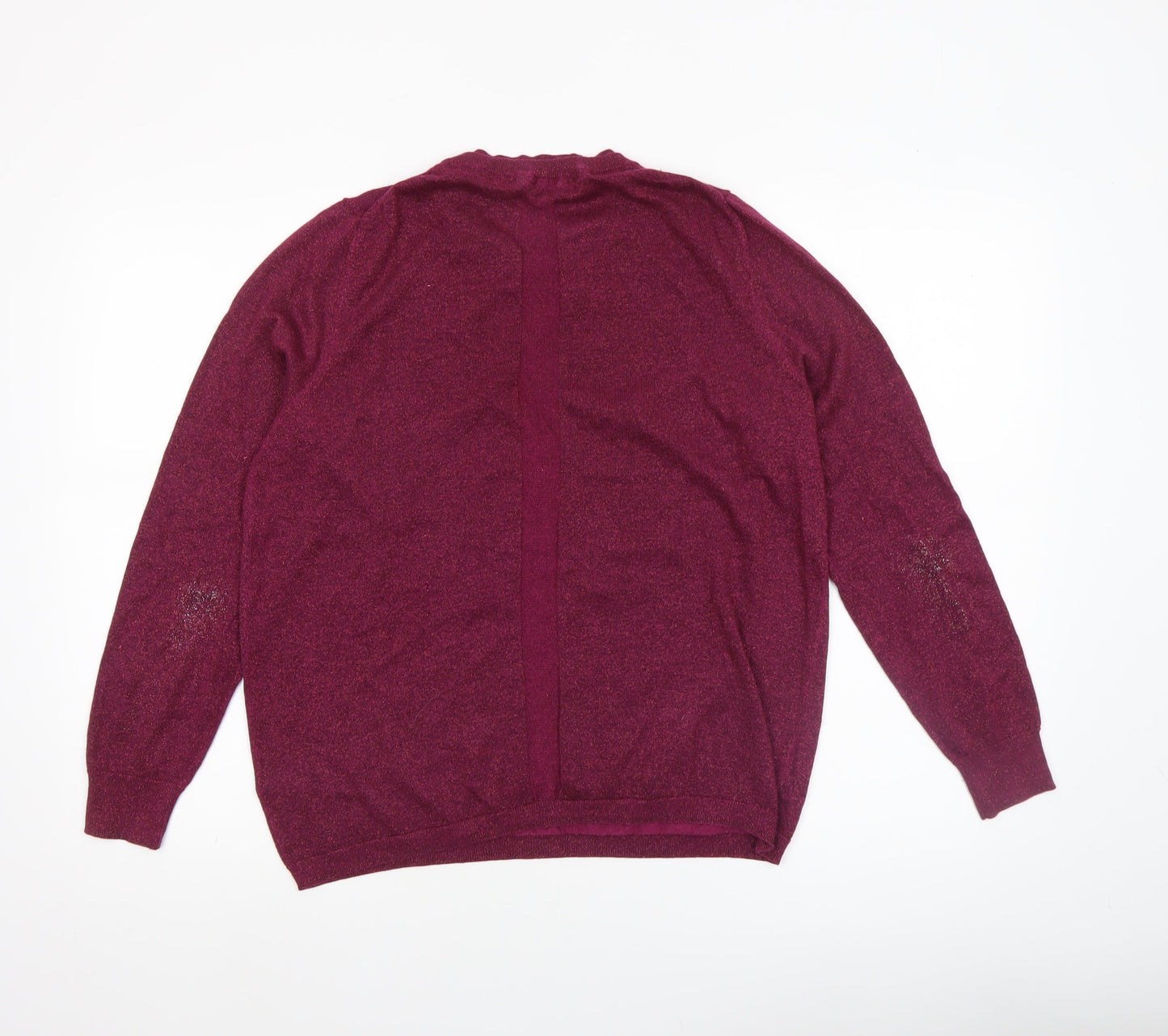 Womens UK Size 14 White Stuff Purple Pullover Jumper