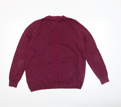 Womens UK Size 14 White Stuff Purple Pullover Jumper