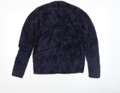 Womens UK Size 8 NEXT Blue Pullover Jumper
