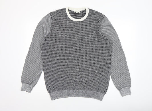 Mens UK Size XL Reiss Grey Pullover Jumper