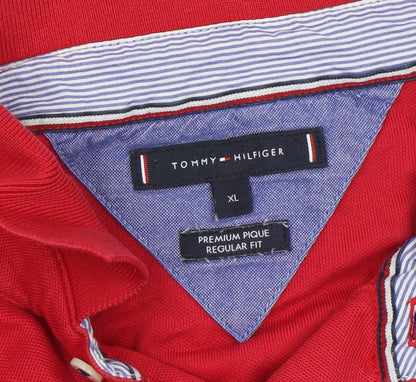 Mens UK Size XL Tommy Hilfiger 100% Cotton Polo Shirt
