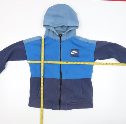 Boys UK Size XL Nike Blue Full Zip Hoodie
