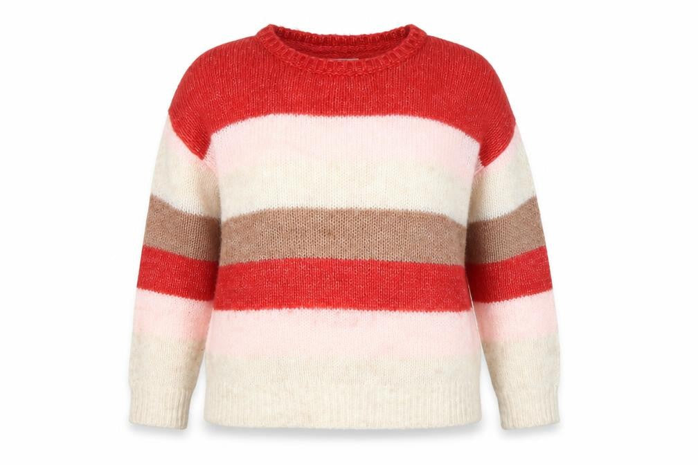 FatFace Women's Multicoloured Striped Knit Jumper Size 14