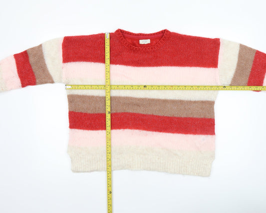 Womens UK Size 14 Fat Face Multicoloured Pullover Jumper