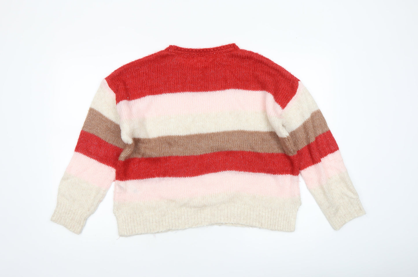 Womens UK Size 14 Fat Face Multicoloured Pullover Jumper