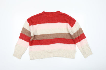 Womens UK Size 14 Fat Face Multicoloured Pullover Jumper