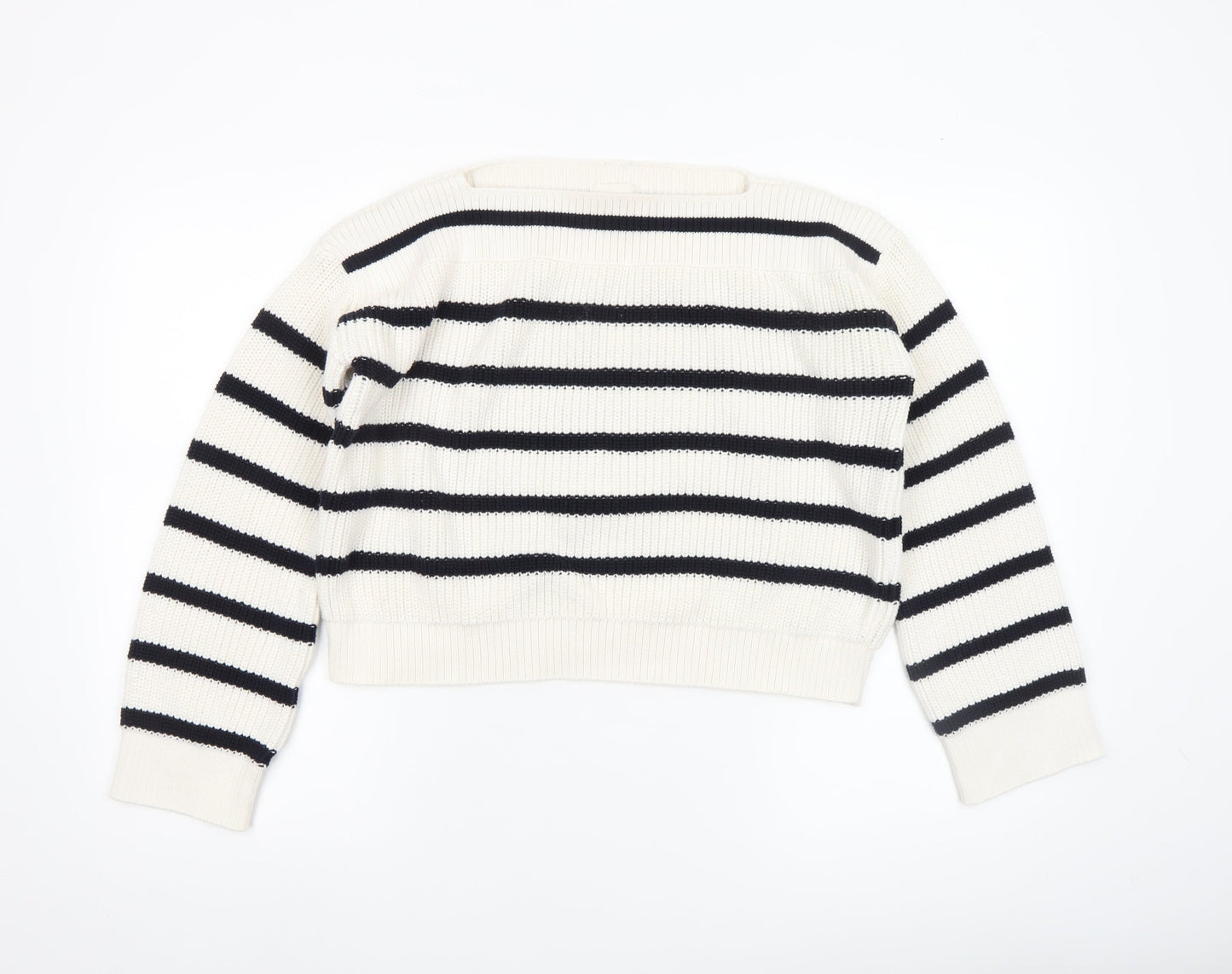 Womens UK Size XS Hush White Pullover Jumper