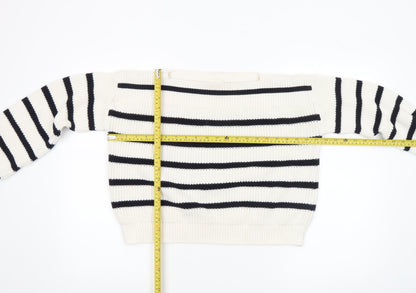 Womens UK Size XS Hush White Pullover Jumper