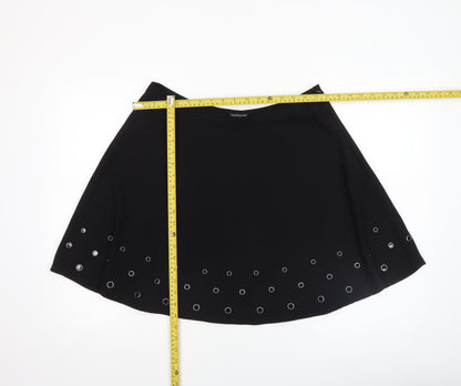 Womens UK Size 16 Warehouse A-Line Jersey Skirt