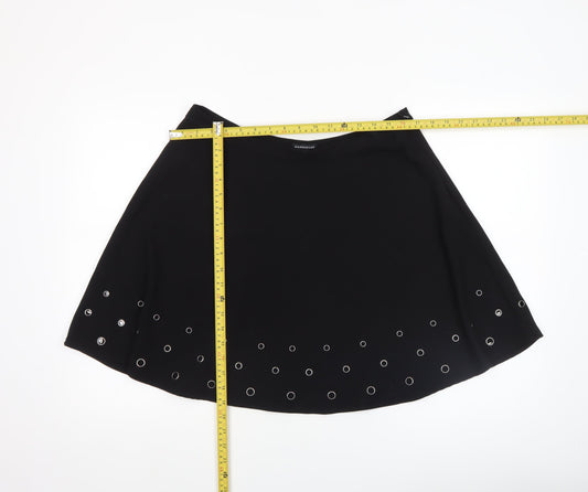 Womens UK Size 16 Warehouse A-Line Jersey Skirt