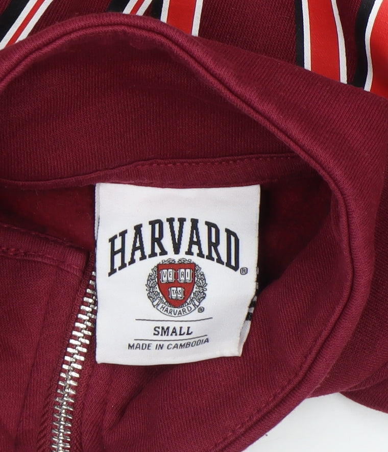 Womens UK Size S Harvard Red Pullover Sweatshirt