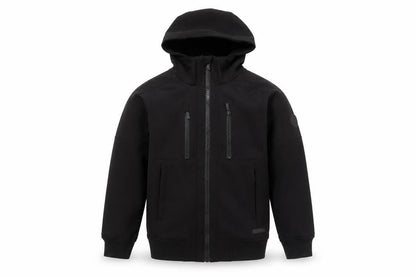 Boys UK Size 7-8 Years Firetrap Black Soft Shell