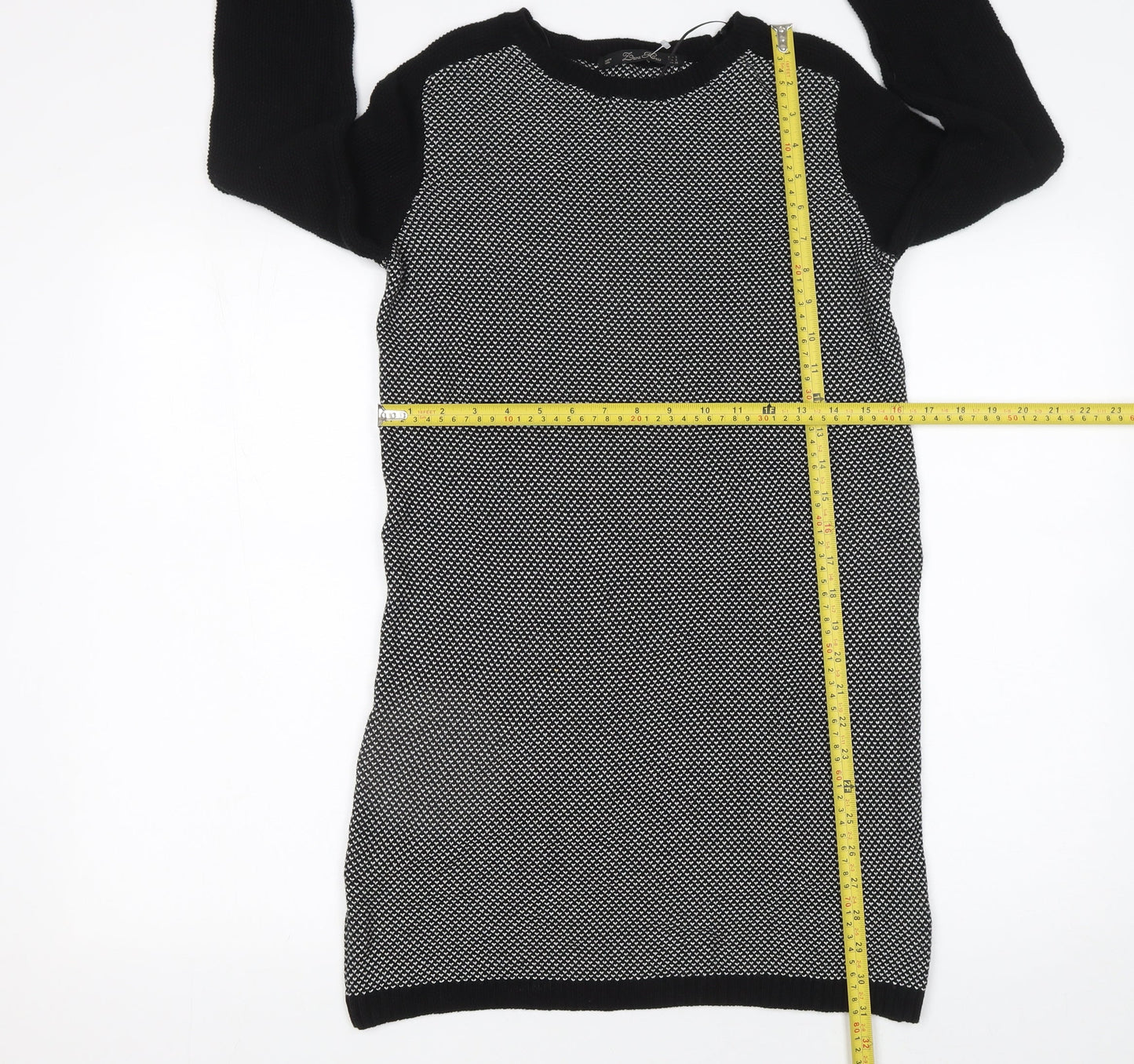 Womens UK Size S Zara Knit Jumper Dress