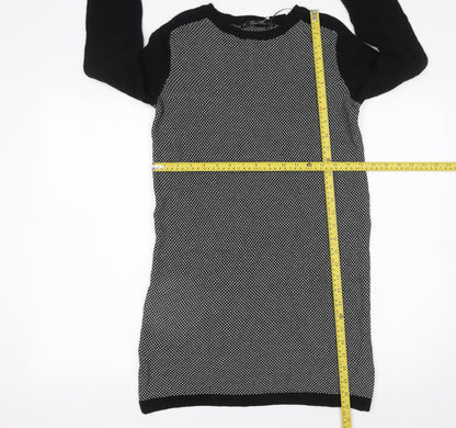 Womens UK Size S Zara Knit Jumper Dress