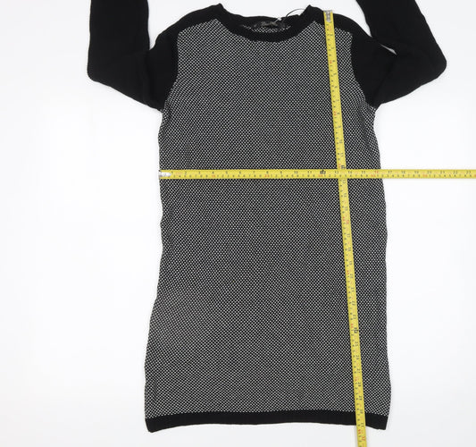 Womens UK Size S Zara Knit Jumper Dress