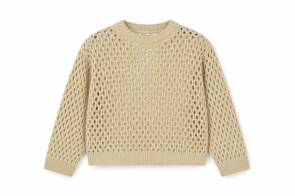 Womens UK Size 12 H&M Beige Pullover Jumper