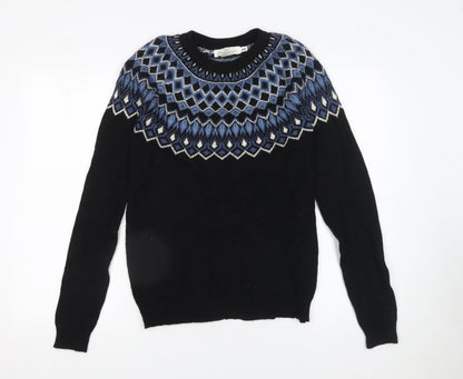Mens UK Size M H&M Black Pullover Jumper