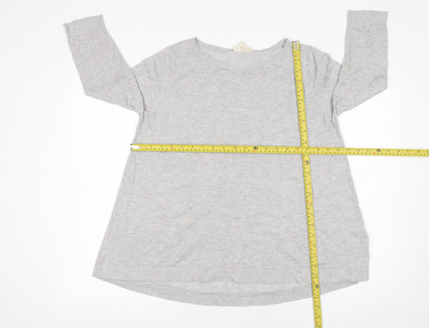 Womens UK Size 12 Phase Eight Grey Pullover Jumper