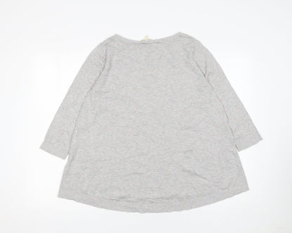 Womens UK Size 12 Phase Eight Grey Pullover Jumper