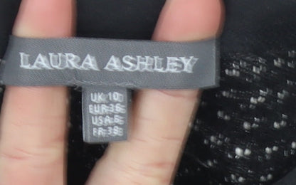 Womens UK Size 10 Laura Ashley Black Pullover Jumper