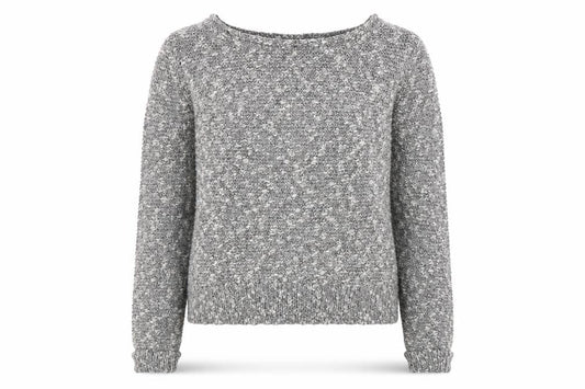 Womens UK Size S Minuet Petite Grey Pullover Jumper