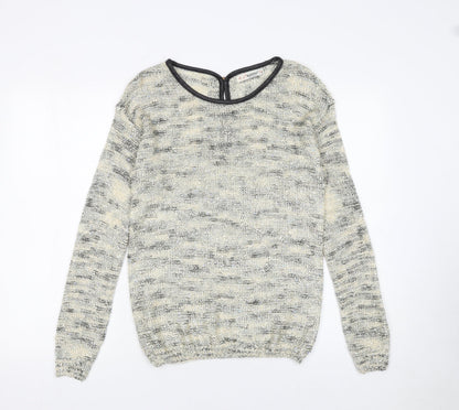 Womens UK Size S QUEEN'S Grey Pullover Jumper