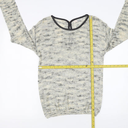 Womens UK Size S QUEEN'S Grey Pullover Jumper