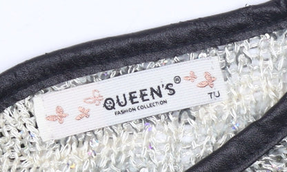 Womens UK Size S QUEEN'S Grey Pullover Jumper