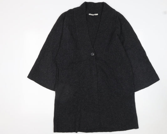 Womens UK Size 10 Kookai Black Cardigan Jumper