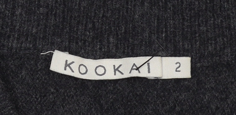 Womens UK Size 10 Kookai Black Cardigan Jumper