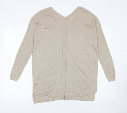 Womens UK Size 12 NEXT Beige Pullover Jumper