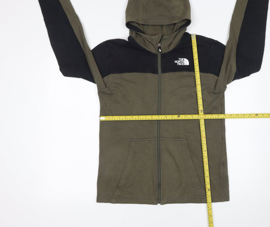 Boys UK Size XL The North Face Green Full Zip Hoodie