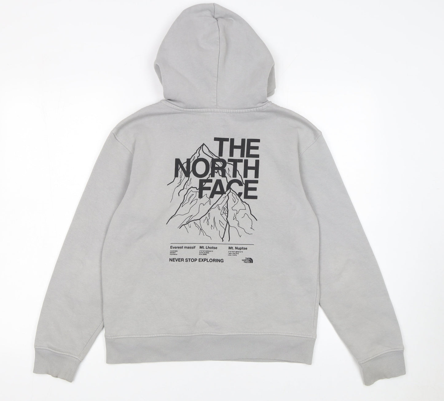 Boys UK Size L The North Face Grey Pullover Hoodie