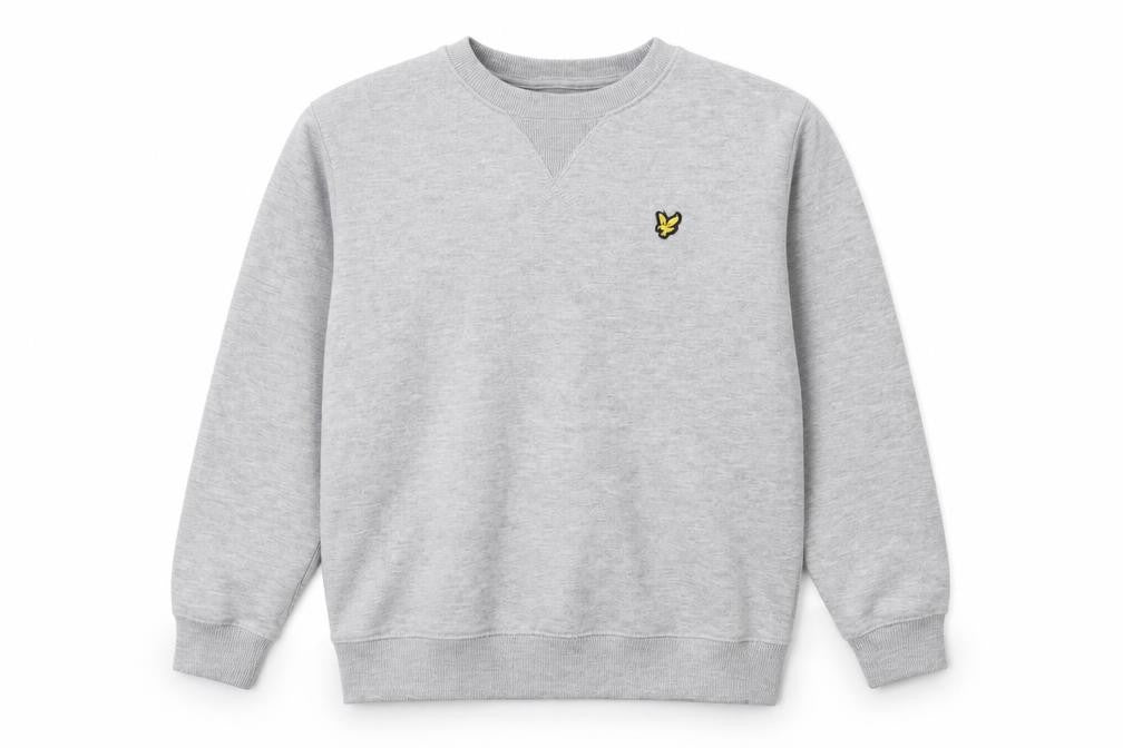 Lyle & Scott Boys Grey Crew Neck Pullover Sweatshirt 14-15 Years