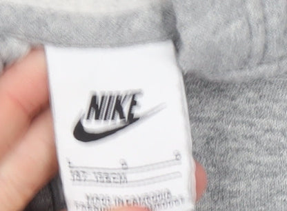 Boys UK Size 146 Nike Grey Full Zip Hoodie