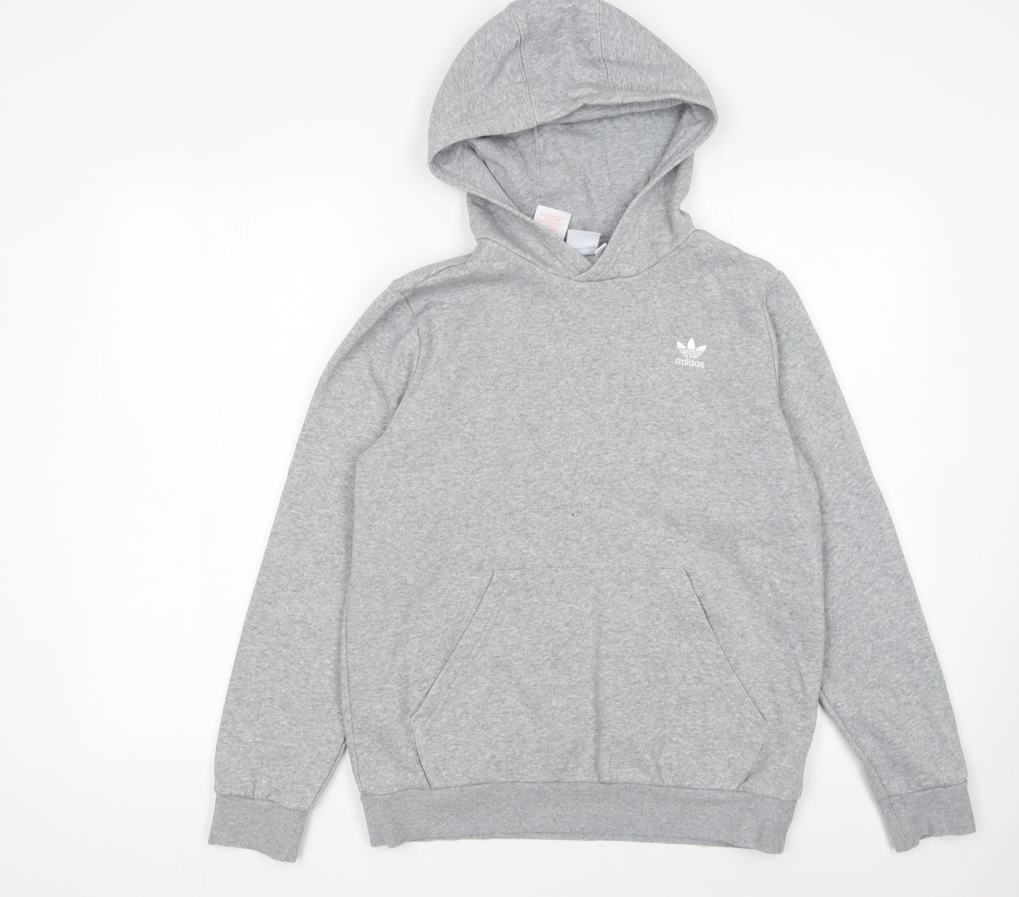 Boys UK Size 13-14 Years adidas Grey Pullover Hoodie