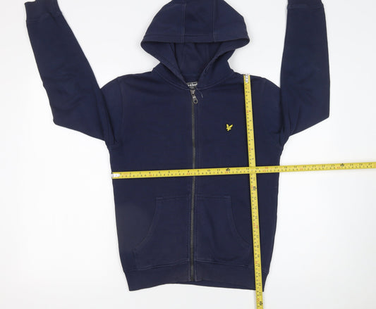 Boys UK Size 12-13 Years Lyle & Scott Blue Full Zip Hoodie
